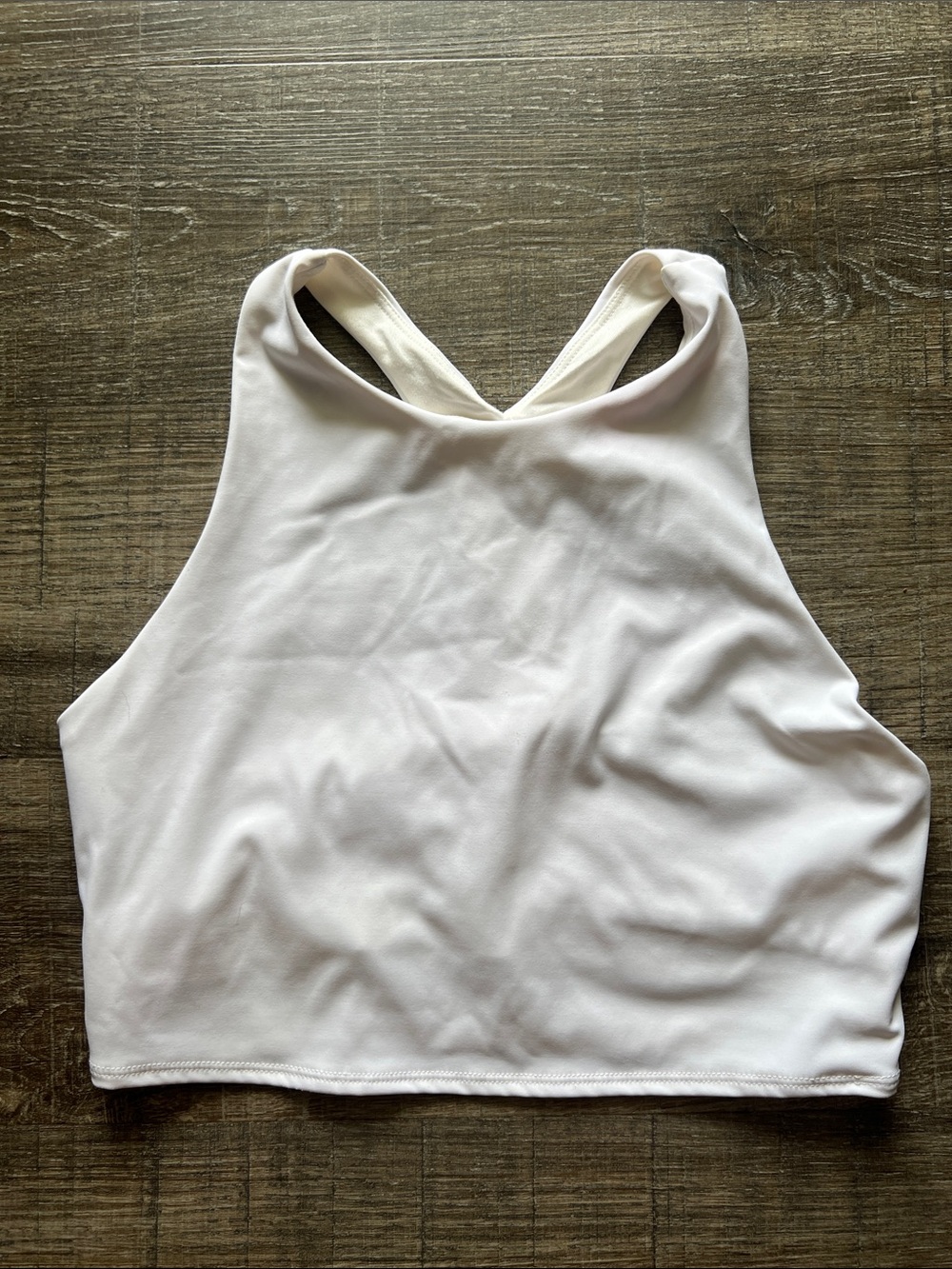 Born Primitive White High-Neck Sports Bra